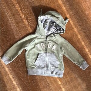 GAP Yoda Zip-Up Hoodie Sweatshirt